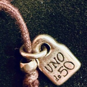 UNO de 50 Silver Tag Bracelet